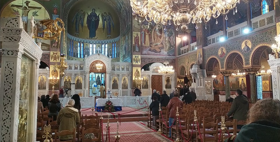 Strict observance of health safety restrictions on Epiphany Day in Greece