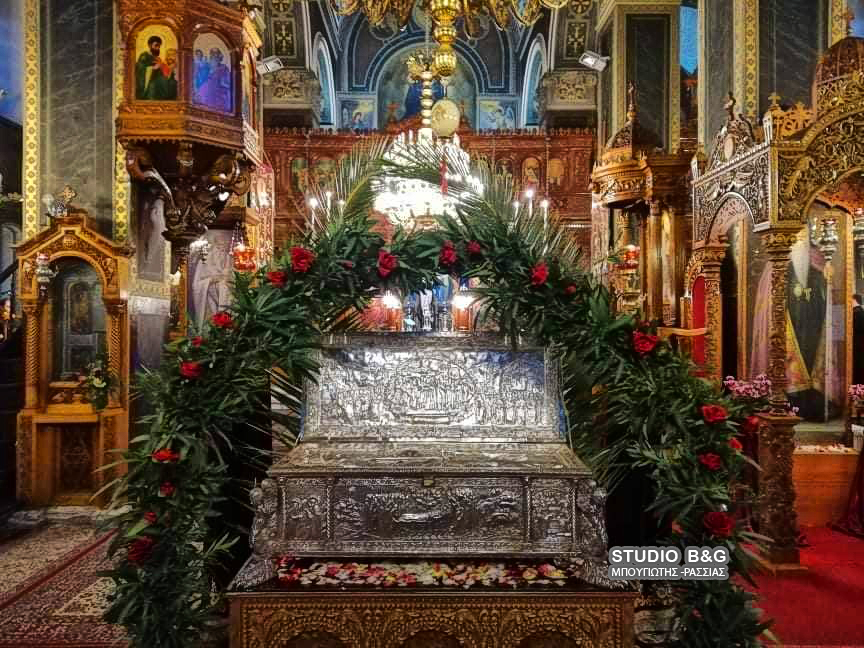 ΑΡΓΟΣ: Χωρίς πιστούς τιμήθηκε η ανακομιδή των ιερών λειψάνων του Αγ. Πέτρου