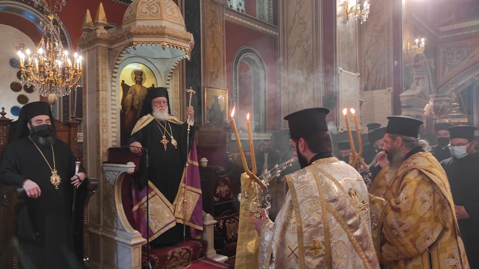 Πανηγυρικός Εσπερινός στον Μητροπολιτικό Ναό Τριπόλεως