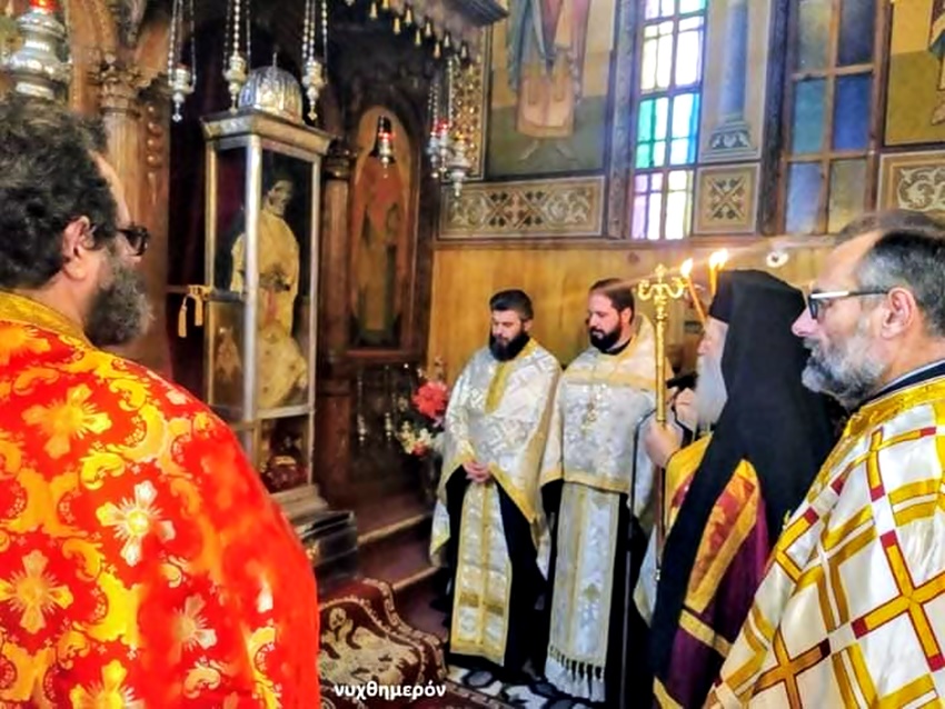 Αρχιερατικώς τιμήθηκε ο Όσιος Ιωσήφ ο Κρης στη Ζάκυνθο
