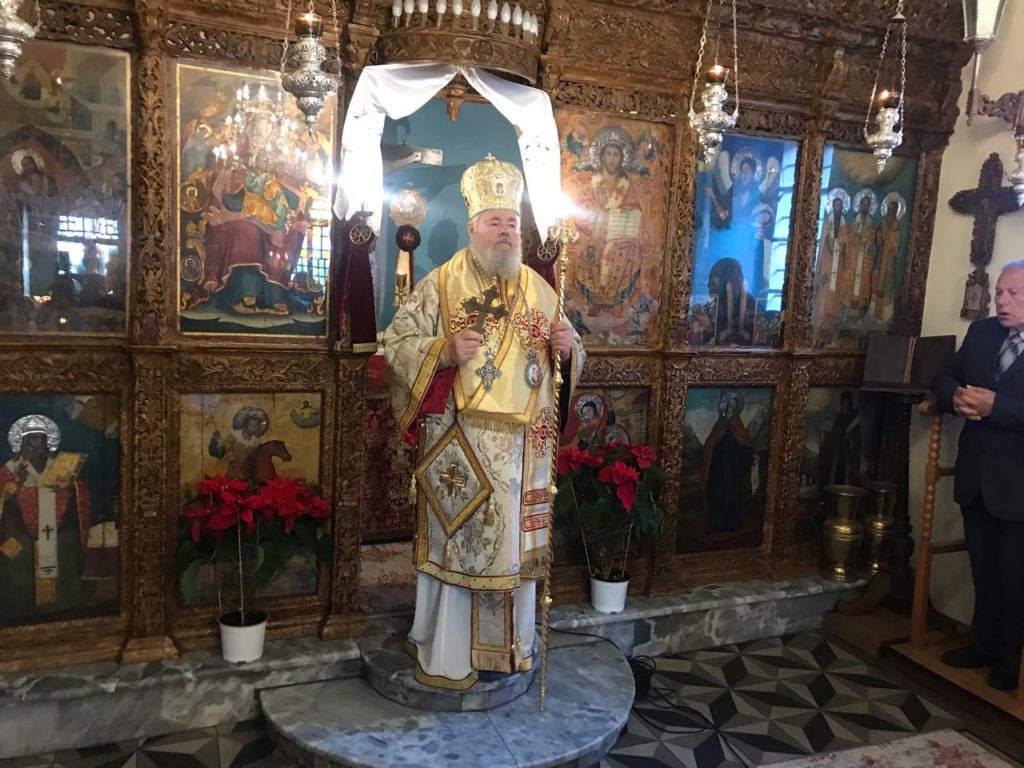 Θεία Λειτουργία στον ιστορικό Ι. Ναό Αγίου Νικολάου Χαλέπας