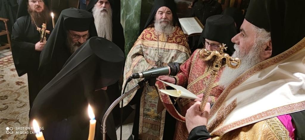 Κουρά μοναχού στην Ιερά Μονή Ταξιαρχών Αιγιαλείας