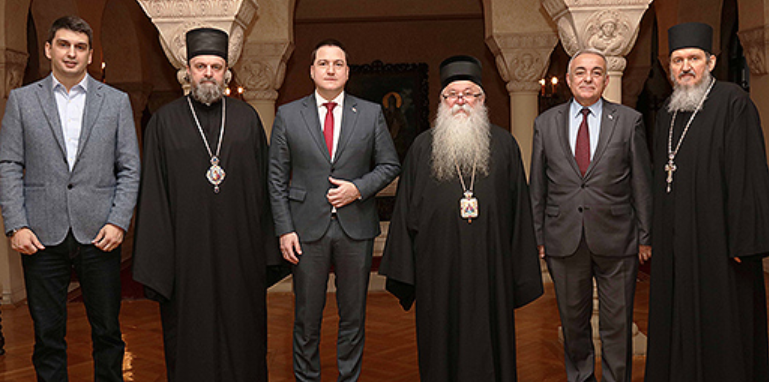 Мјестобљуститељ патријарашког трона примио Министра просвете, науке и технолошког развоја Републике Србије