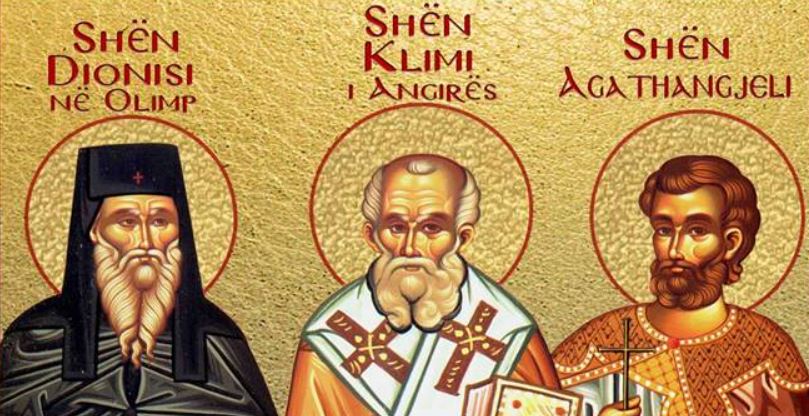 Shenjtori i ditës: Dëshmorët Klimi (Klementi) i Angirës dhe Agathangjeli – Oshënar Dionisi në Olimp