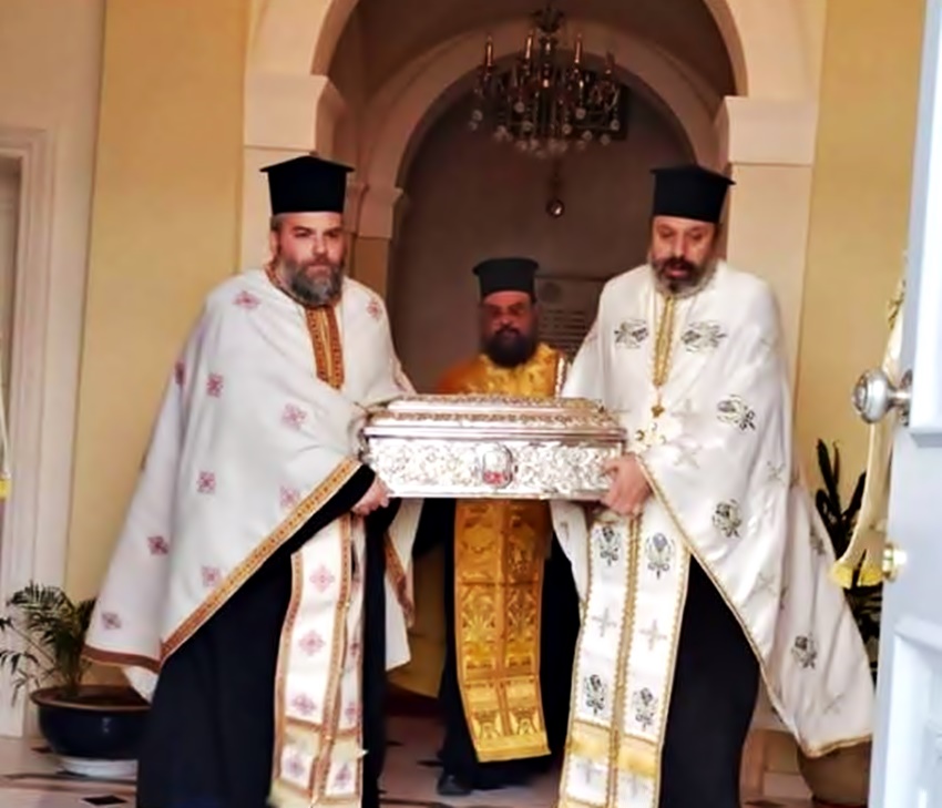 Τα ιερά λείψανα του Αγίου Αρσενίου Μητροπολίτου Κερκύρας