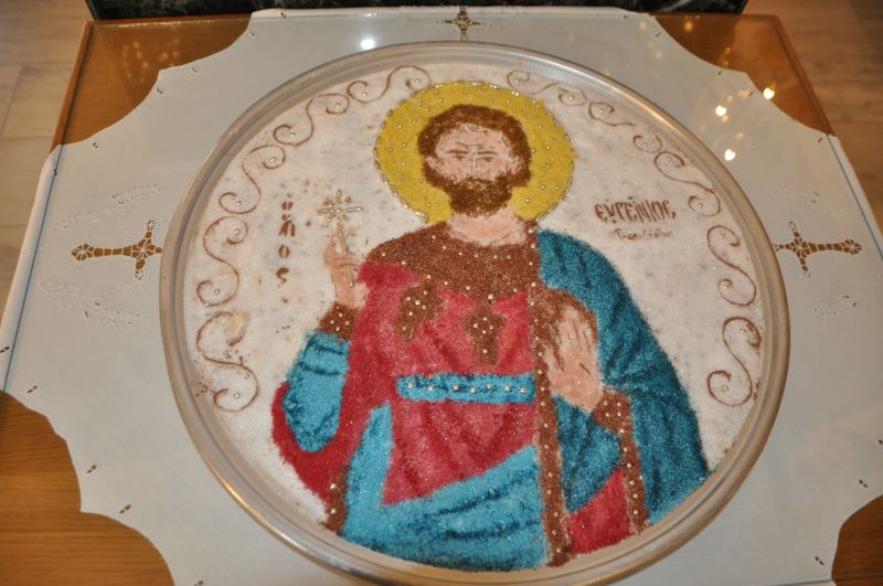 Η μνήμη του Αγίου Μεγαλομάρτυρος Ευγενίου στη Δράμα