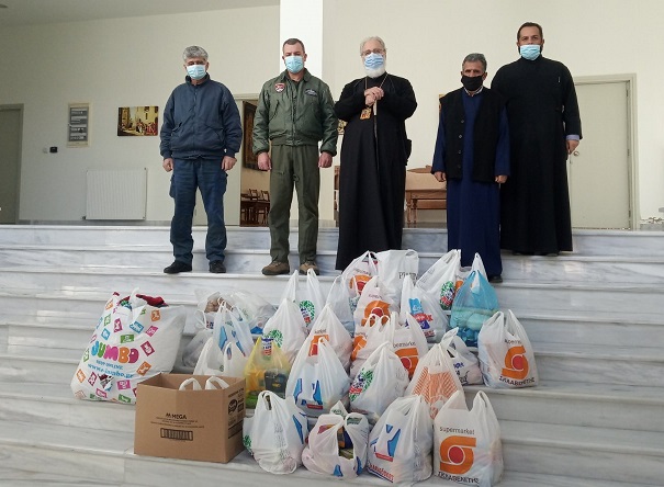 Η Αεροπορία συνδράμει το φιλανθρωπικό έργο της Ι. Μητρόπολης Αρκαλοχωρίου