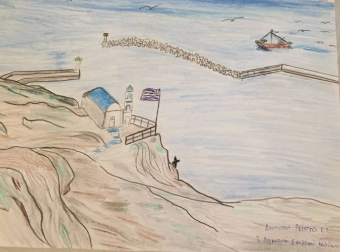 Τα παιδιά της Καλύμνου ζωγραφίζουν τις εκκλησιές τους