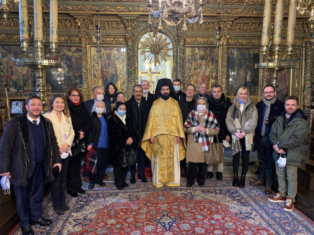 Η Κοινότητα Νεοχωρίου Βοσπόρου ευχήθηκε στον Μ. Αρχιμανδρίτη Αγαθάγγελο Σίσκο