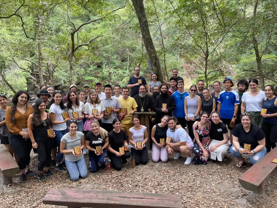 His Grace Bishop Elpidios of Kyaneon attends the 2021 Go Youth Retreat in NSW