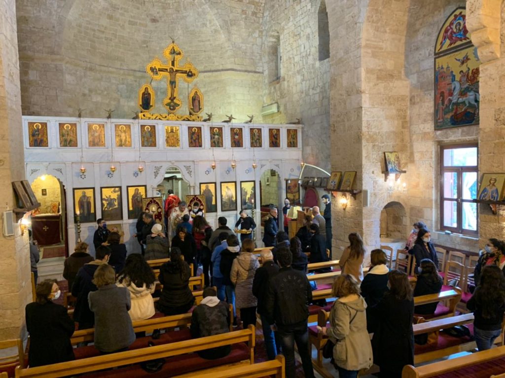 يوم الأحد الواقع فيه 21 شباط 2021، ترأس راعي الأبرشيّة القداس الإلهي في كنيسة القدّيس جاورجيوس – البترون، وعاونه في الخدمة قدس الأب جان كحّالة والشماس جورج حايك.