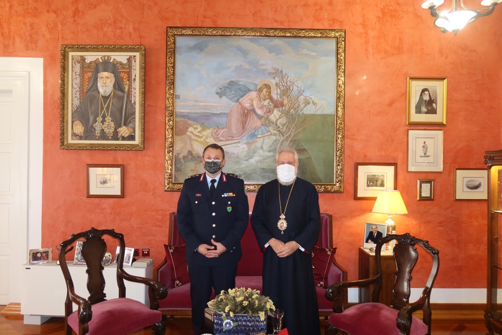 Ο Αστυνομικός Διευθυντής του Νοτίου Αιγαίου στον Μητροπολίτη