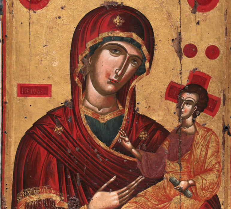 “Shën Mëri Eleusa”, ikona e pikturuar nga Nikolla Onufri në 1578