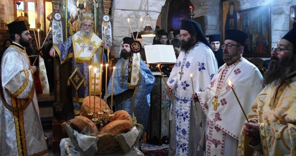 الإحتفال بعيد دخول السيد الى الهيكل في البطريركية