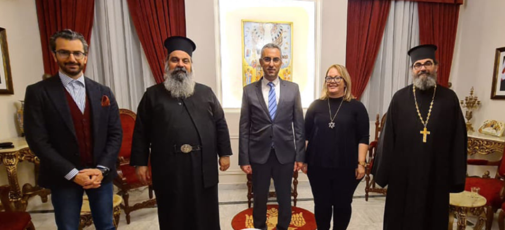 السَفير القُبرصي في دارِ المطرانية
