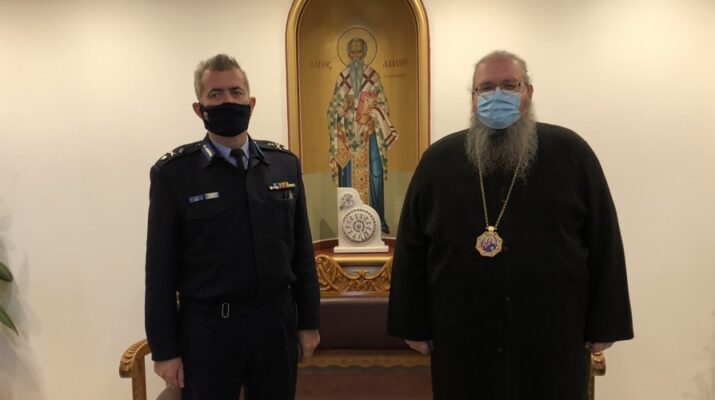 Ο Διοικητής Πυροσβεστικών Υπηρεσιών στον Μητροπολίτη Λαρίσης