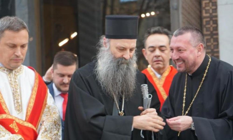 Ο Μητρ. Βελγίου εύχεται στον νέο Πατριάρχη κ.κ. Πορφύριο