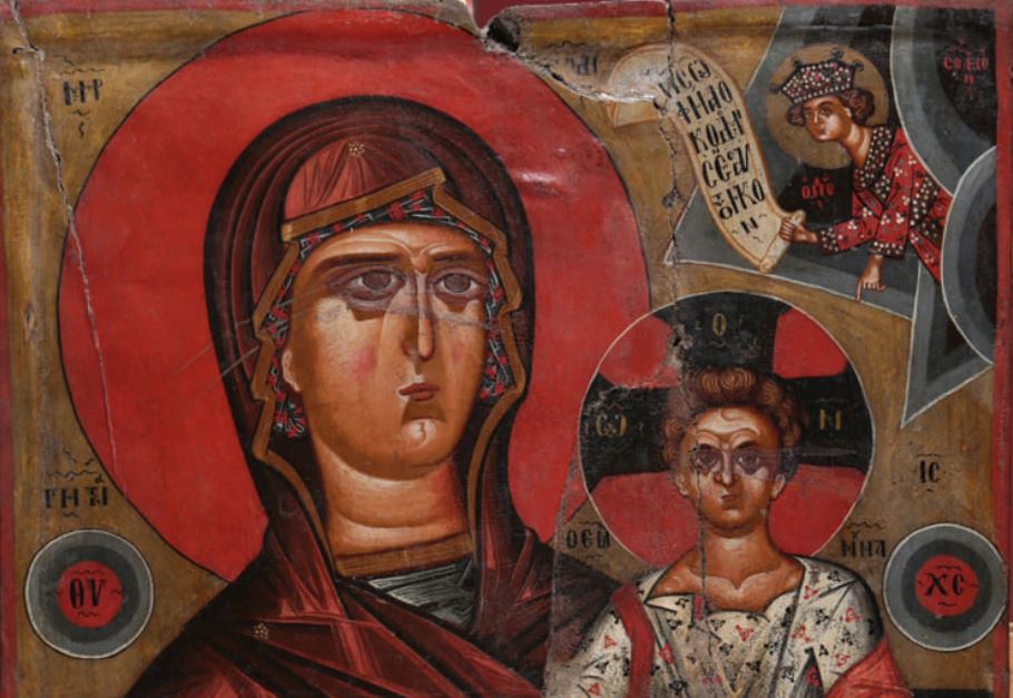 “Shën Mëri Hodigitria” e pikturuar në shek. XV, një prej ikona më të bukura të ekspozuara në Muzeun e Artit Mesjetar Korçë