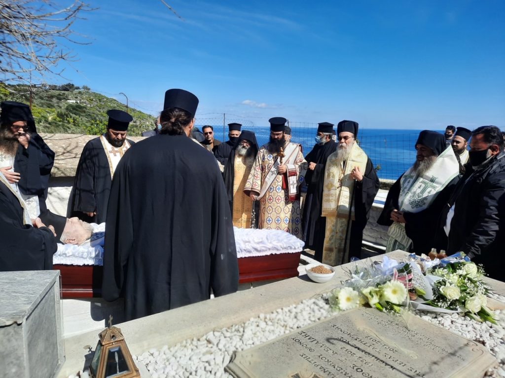 Κοίμηση Προηγουμένου Ι. Πατριαρχικής και Σταυροπηγιακής Μονής Οδηγητρίας Γωνιάς