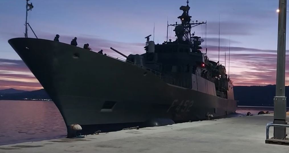 ΝΑΥΣΤΑΘΜΟΣ: Δείτε την Φρεγάτα (Φ/Γ) ΥΔΡΑ να αποπλέει (ΒΙΝΤΕΟ)