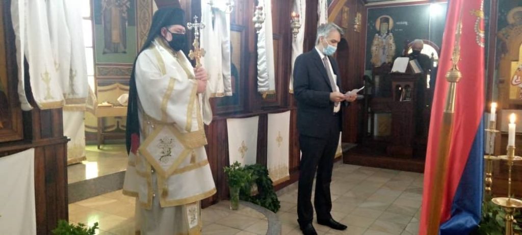 Δοξολογία για την εθνική εορτή της Σερβίας στη Λουσάκα