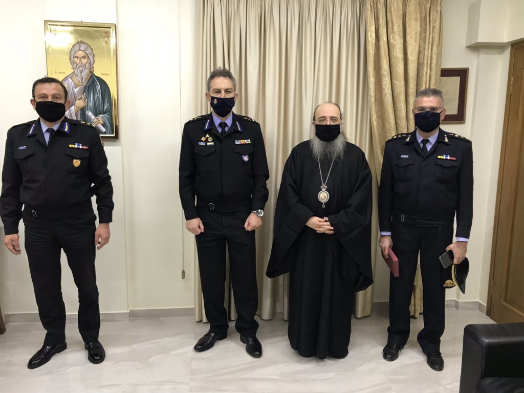 Η νέα Ηγεσία της Πυροσβεστικής Υπηρεσίας στον Μητροπολίτη Πατρών