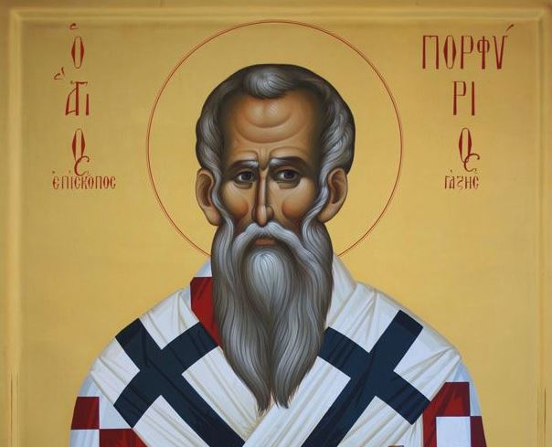 Μνήμη του Αγίου Πορφυρίου, Επισκόπου Γάζης