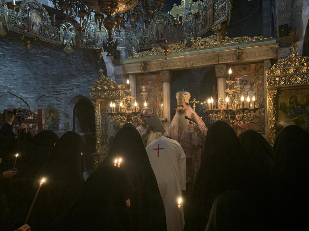 Κουρά Μοναχής στην Ι.Μ.Παντοκράτορος ΤΑΩ Πεντέλης