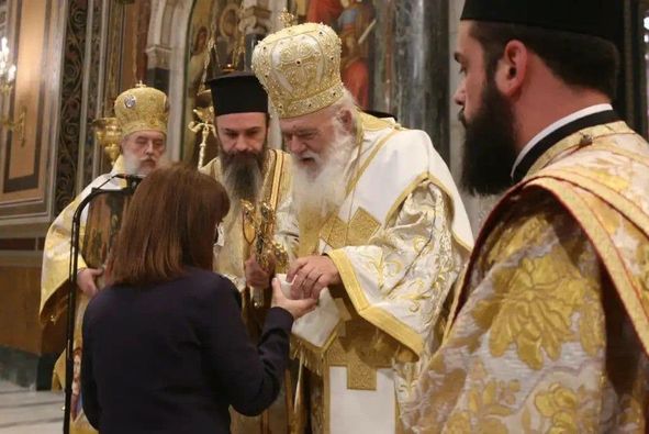 “მრწამსი” წარმოთქვა საბერძნეთის რესპუბლიკის პრეზიდენტმა ეკატერინე საკელაროპულუმ
