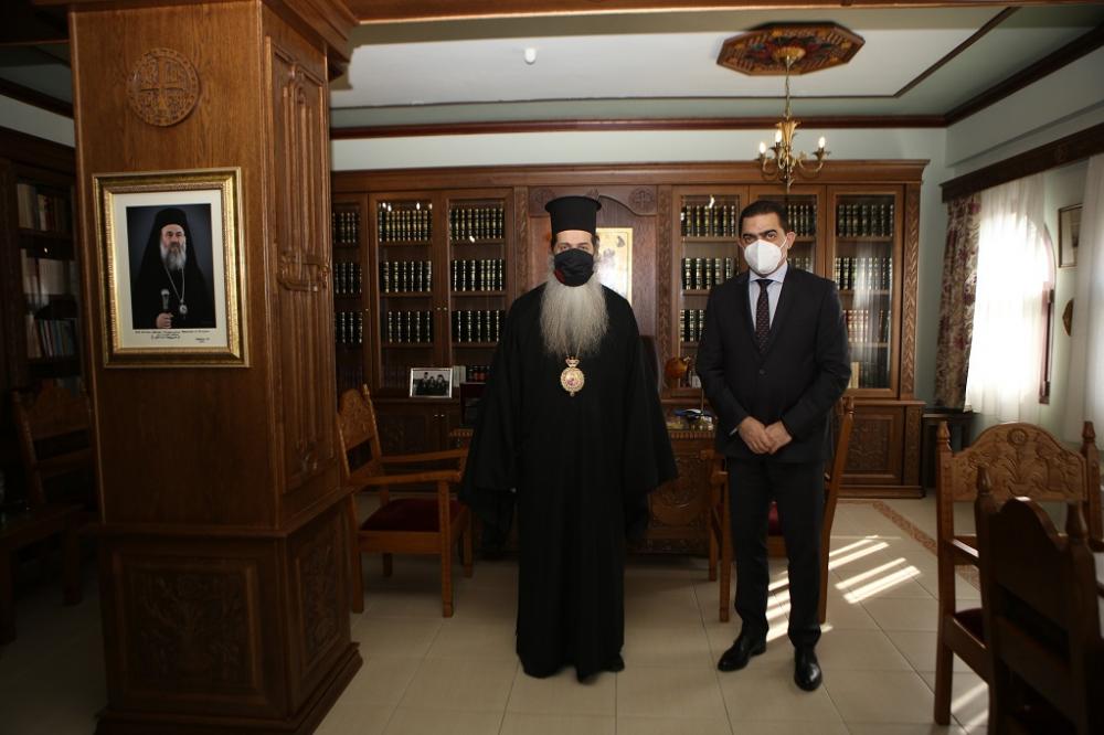 Στον Μητροπολίτη Φθιώτιδος ο υπαρχηγός της ΕΛΑΣ