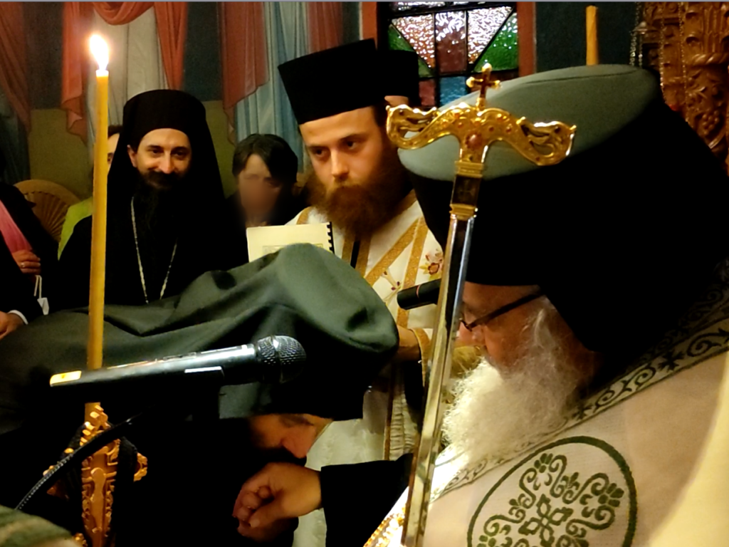 Μοναχική κουρά στο όνομα του Αγίου Καλλινίκου