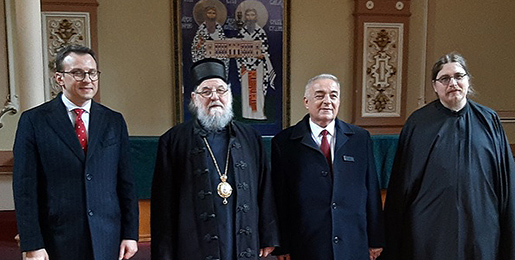 Visit of officials to the Diocese of Srem and Theological Seminary in Sremski Karlovci