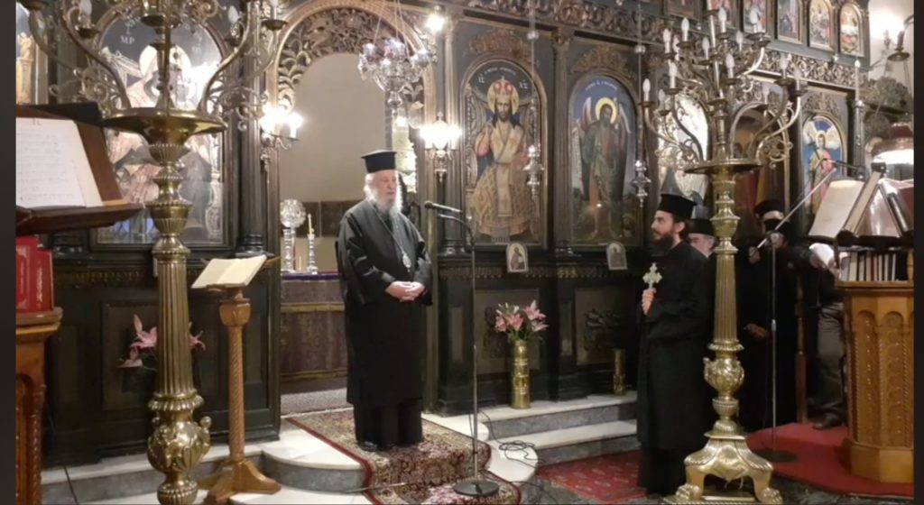 Ο Α’ κατανυκτικός Εσπερινός στον Αγ. Αθανάσιο Κύμης