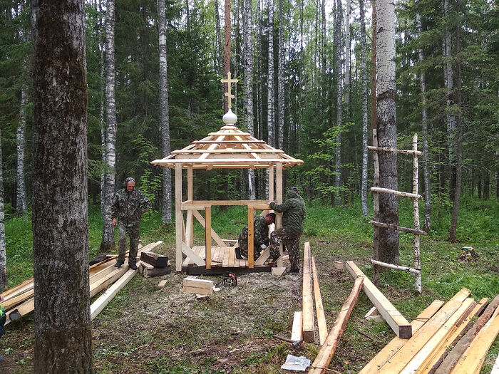 Параклис бе построен на мястото на лагер от ГУЛАГ