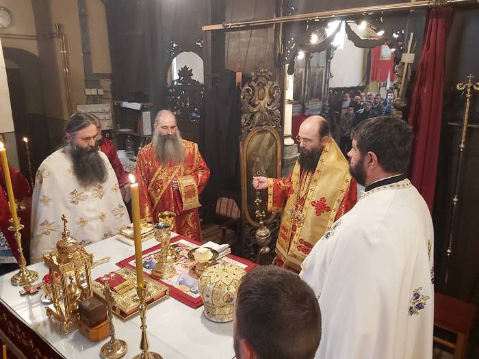 His Grace Bishop Ilarion of Timok officiated the gathering in Knjazevac