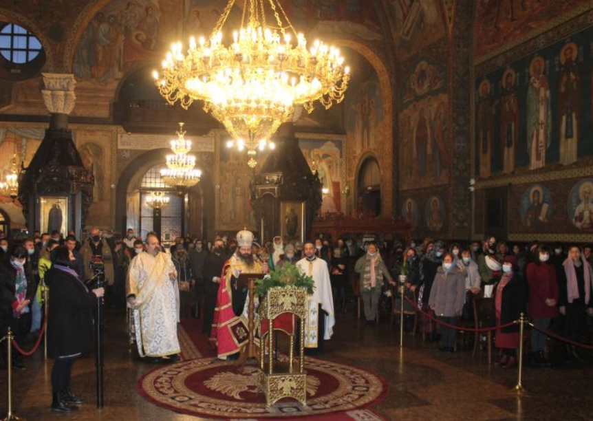 В София съборно бе прочетена първа част на Богородичния акатист