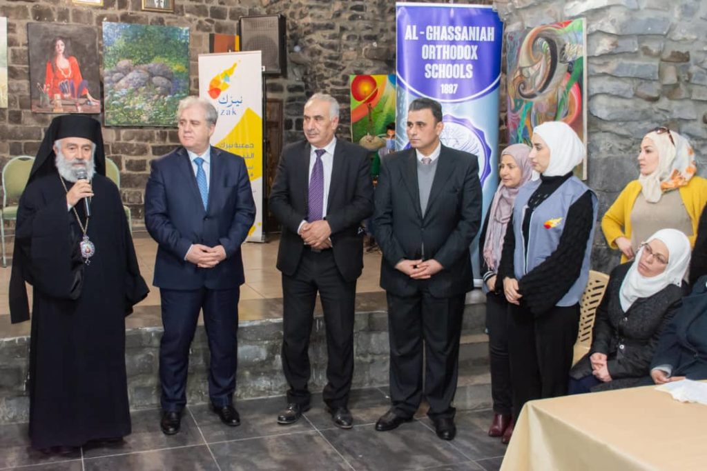 احتفال المدارس الغسانية الأرثوذكسية وجمعية نيزك التنموية بعيد الأم