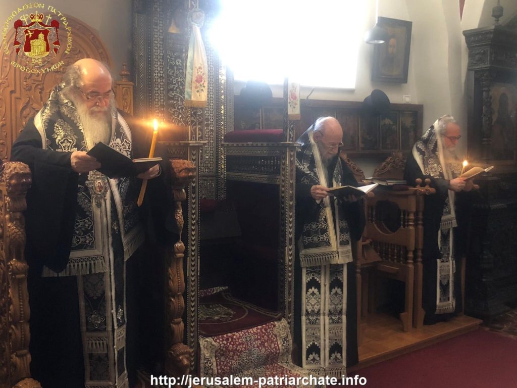 Ο Πατριάρχης Ιεροσολύμων στον Εσπερινό των ψυχών