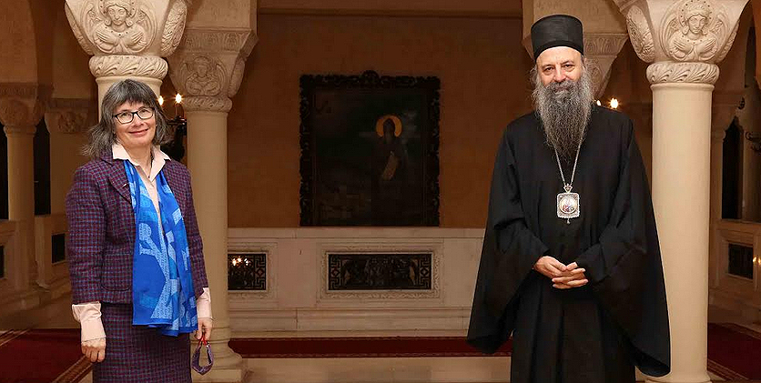 Патријарх српски примио Амбасадорку Велике Британије