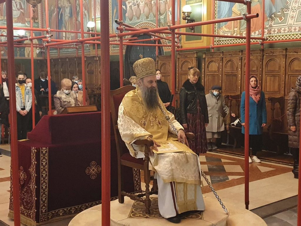 Патријарх Порфирије богослужио у Загребу