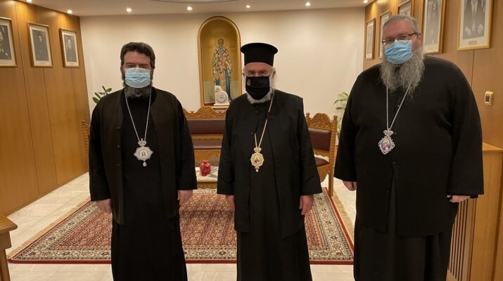 Ιεράρχες της Θράκης στη σεισμόπληκτη Μητρόπολη Λαρίσης