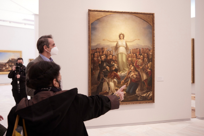 Την Εθνική Πινακοθήκη επισκέφθηκε ο Πρωθυπουργός