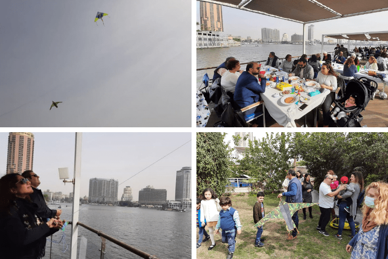 Ελληνικοί χαρταετοί πάνω από τον Νείλο