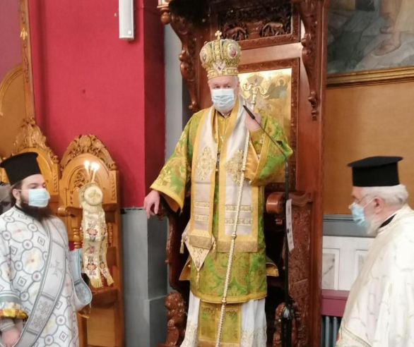 Ο Μητροπολίτης Βελγίου στη Λιέγη