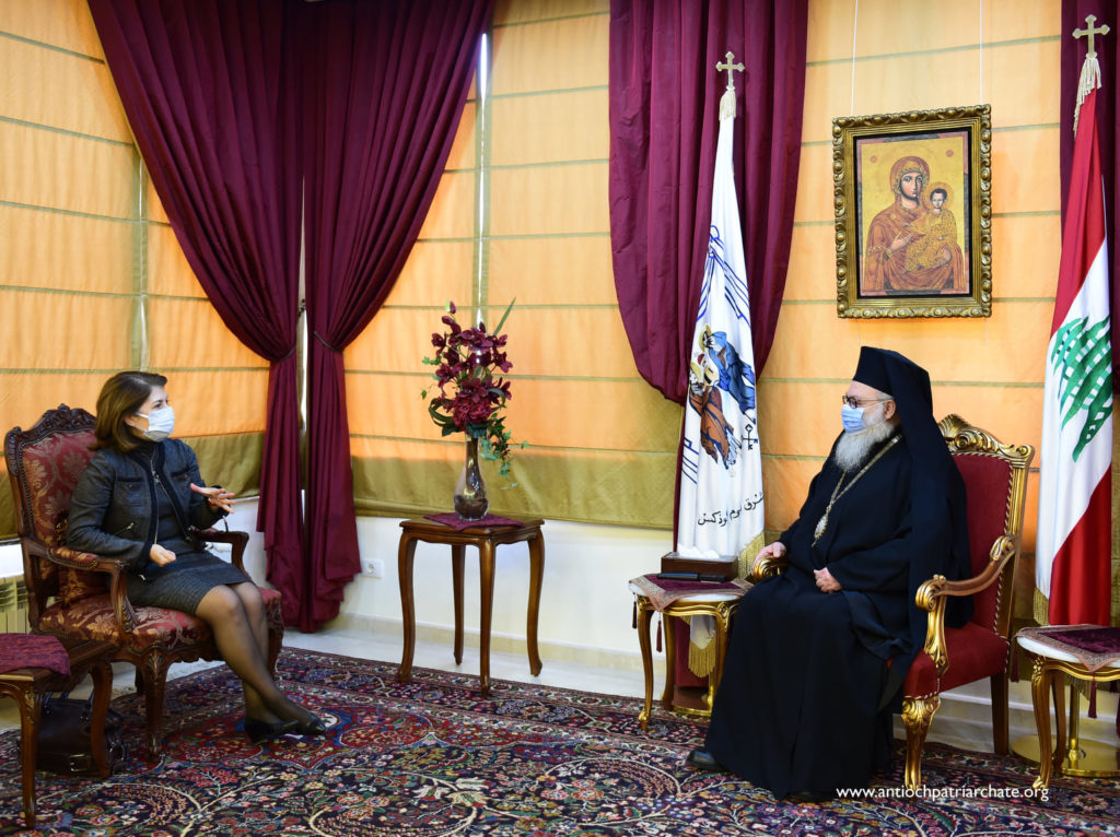 Στον Πατριάρχη Αντιοχείας η Ελληνίδα Πρέσβης στον Λίβανο