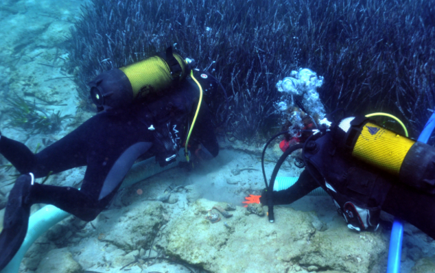 Υποβρύχια έρευνα στον αρχαίο Ολούντα