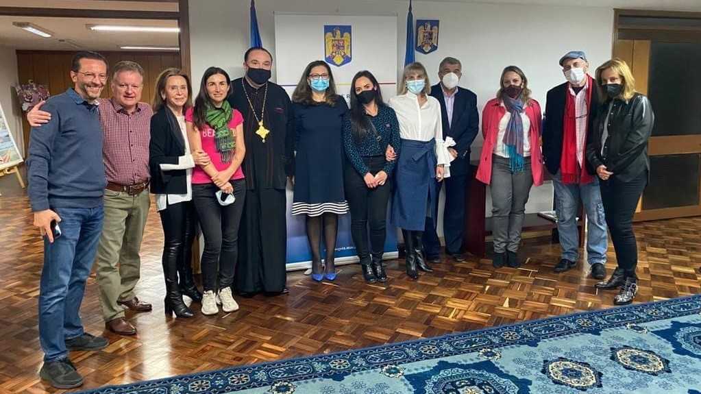 Bogota: The first ever divine liturgy celebrated in Romanian during the first visit of a Romanian priest in Colombia