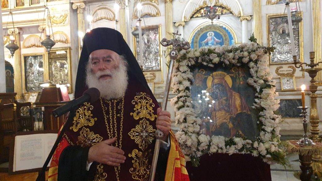 “Η Υπέρμαχος να απελευθερώσει τον λαό από την πανδημία”