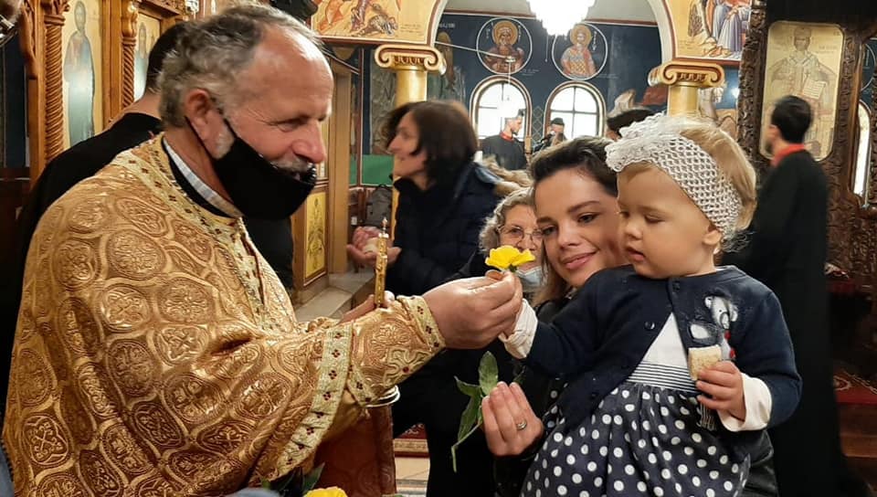 Grupi rinor i enorisë “Ngjitja e Zotit Krisht në Qiej” të qytetit të Librazhdit morri pjesë në Liturgjinë Hyjnore të së Dielës në kishën e Shën Nikollës, Elbasan