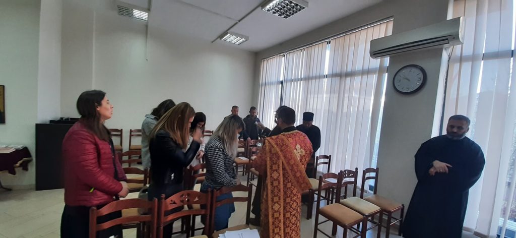 Katekistët e Mitropolisë së Elbasanit në takimin e përjavshëm kishin të ftuar pedagogun e departamentit të Theologjisë dhe Kulturës në kolegjin Universitar Logos, z.Thoma Çomëni